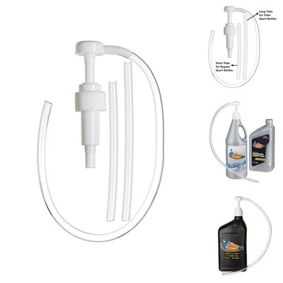Fluid Transfer Hand Pump for Gear Oil Transmission & Differential Quart Bottles