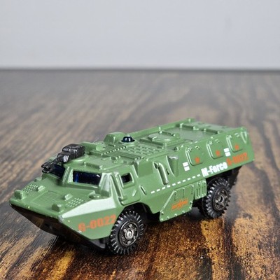 Vintage Diecast Armored Personnel Carrier APC Tank M-Force G-0022 grüne Farbe