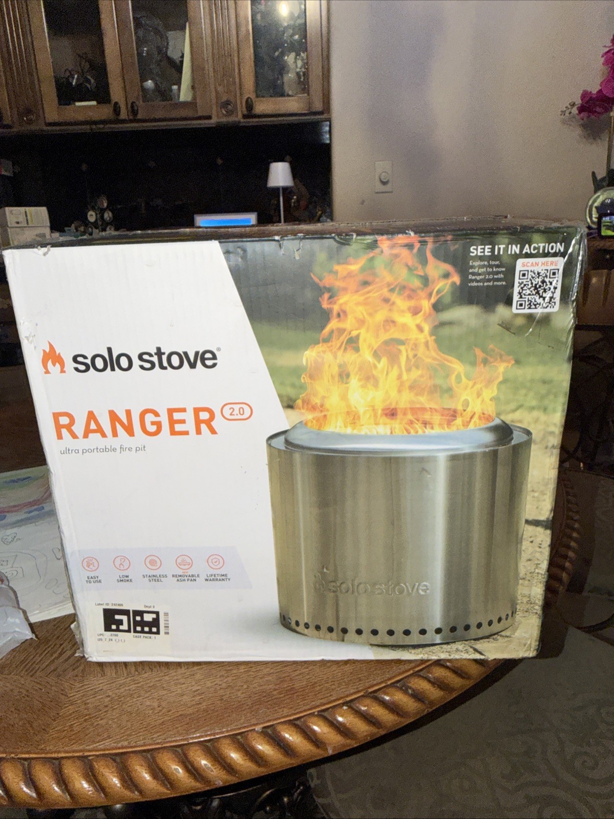 Solo Stove Ranger 2.0 Outdoor Fire Pit Stainless Steel Porta