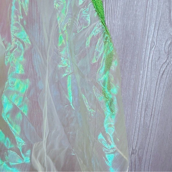 Cinema Secrets Verde Hada Tinker Bella Estilo Disfraz Cosplay Con Alas Talla Pequeña Foto 3 de 4