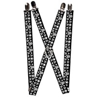 `Suspenders - 1.0`` - Skulls & Stars Black/White` (Us Import) ACC NEU