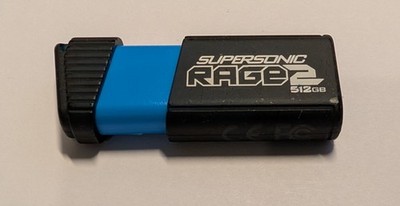Patriot 500B Supersonic Rage USB 3.2 Gen 2 Type-A High Speed Retractable