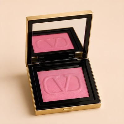 Valentino Color Crush Longwear Eye2Cheek Blush 123R Strike A Pose NIB