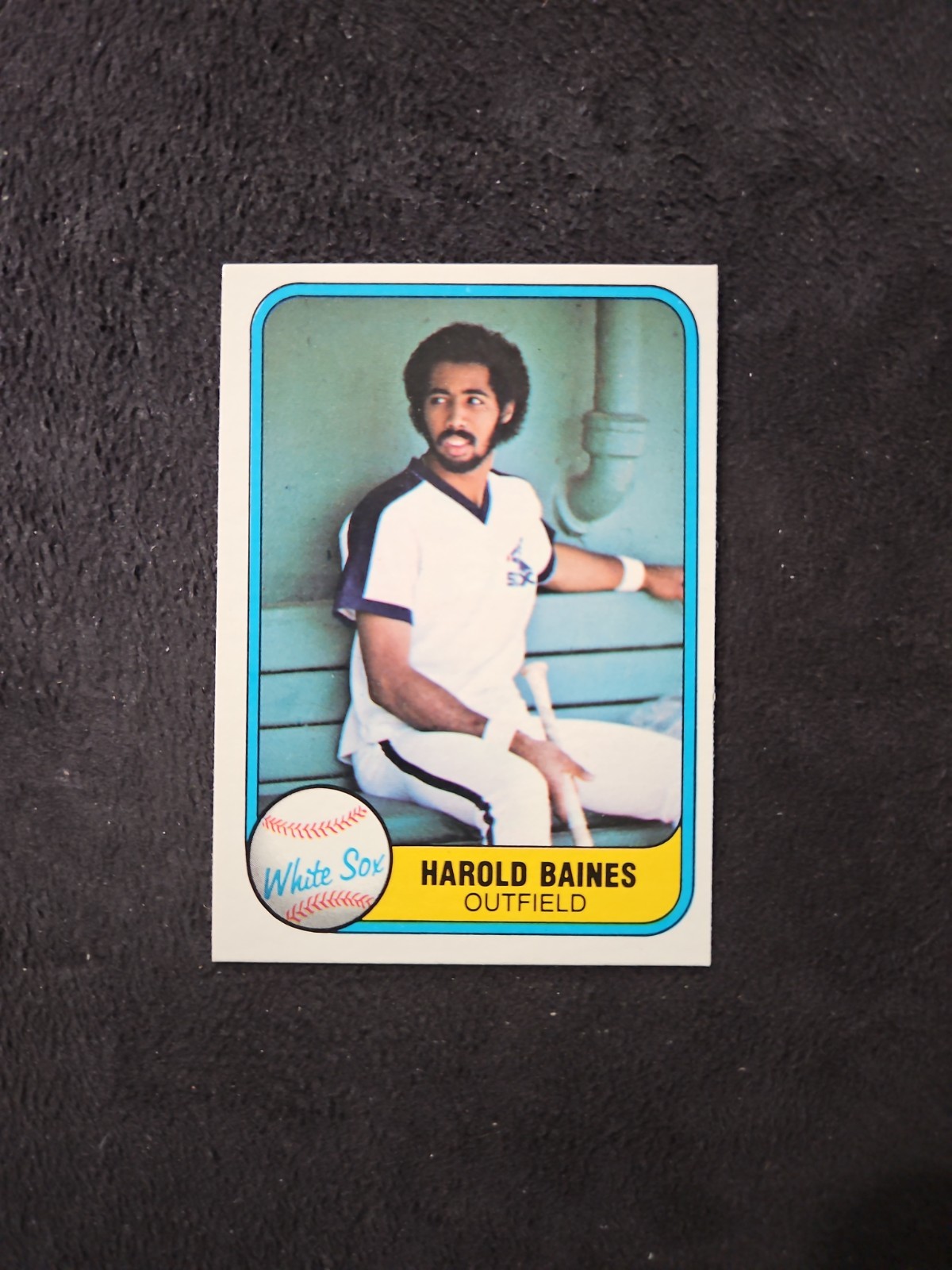 Harold Baines #346 Baseball Cards 1981 Fleer trading card — raw and PSA graded price guide