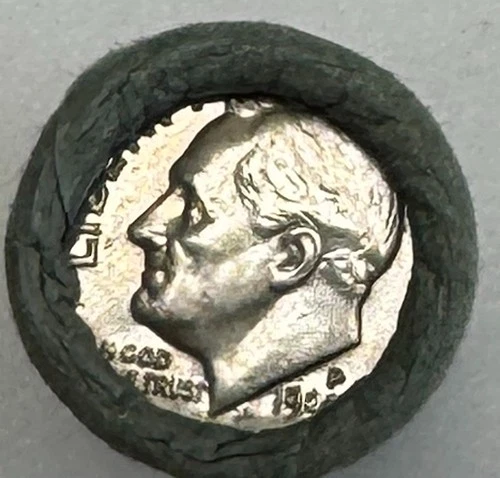 1993 P Roosevelt Dime Roll BWR 50 Coins Uncirculated Sealed Heads and Heads Roll