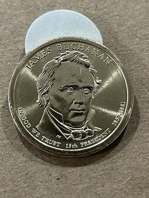 2010-P-James Buchanan Presidential Dollar-BU-Uncirculated-$1 Coin-Free Shipping
