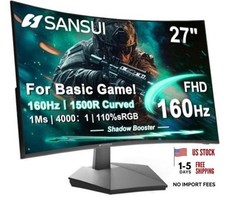27 Inch Curved 160Hz Gaming Monitor, 1500R Curved Computer Gaming 27.0001