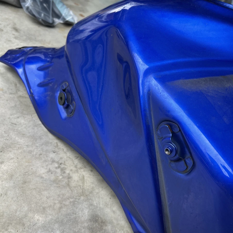 Tanque de combustible Suzuki Vstrom 650 2004-2006 tanque de gasolina azul OEM sin fugas Foto 3 de 4