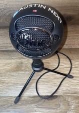 Blue Microphones Snowball Ice USB Condenser Microphone with Tripod Stand Black