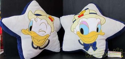 Disney Figurenware Donald und Daisy Stern Kissen gebraucht
