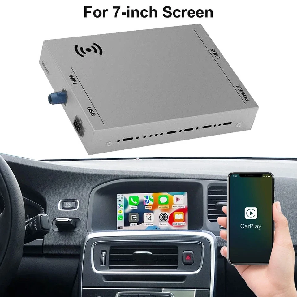 7" Wireless Carplay Apple&Android Auto Navigation Retrofit For Volvo V40 V60 S60 - Image 4 of 4