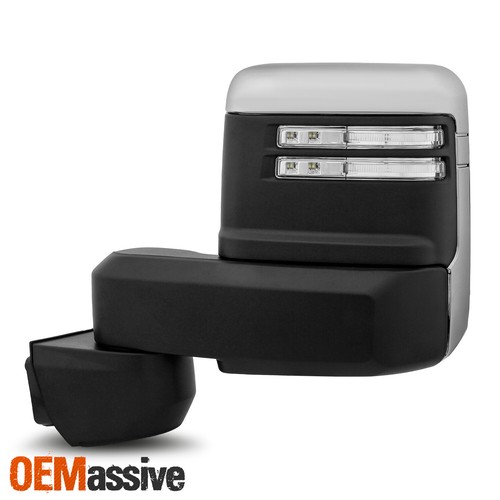 19-23 Chevy Silverado 2500HD/3500HD GMC Sierra Towing Mirror Power Heated Chrome - Bild 2 von 12