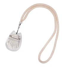 8 Keys Thumb Piano Portable Acrylic Finger Gifts for Kids Adults Beginners