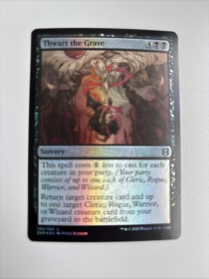 Thwart The Grave Magic The Gathering Foil ZNR 130/280 