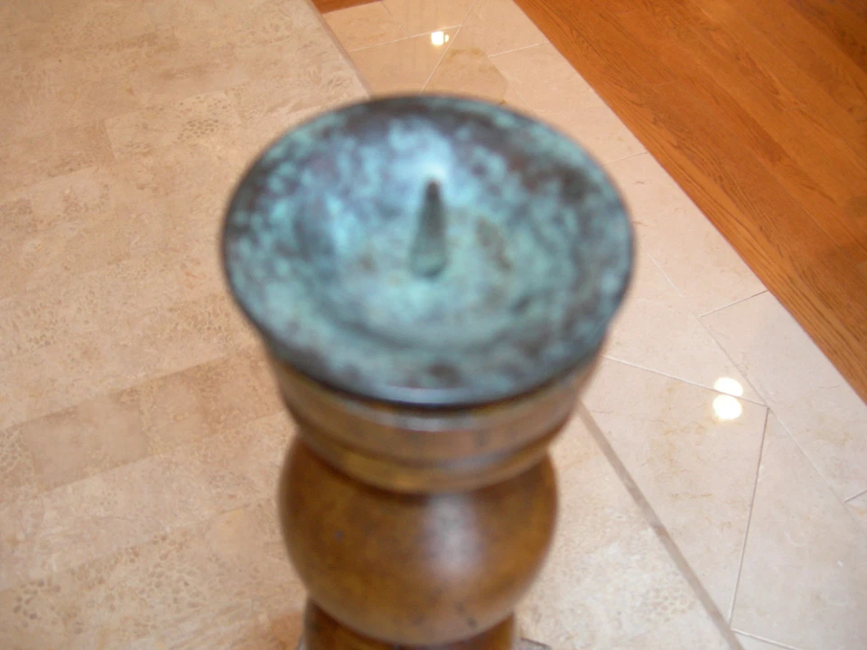 Дерево французского кантри Maitland Smith с каменным основанием подсвечника Verdi - Изображение 2 из 4