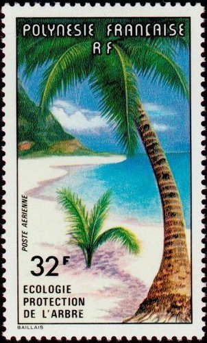 Briefmarke Polynesien PA 128 ** postfrisch ohne Scharnier