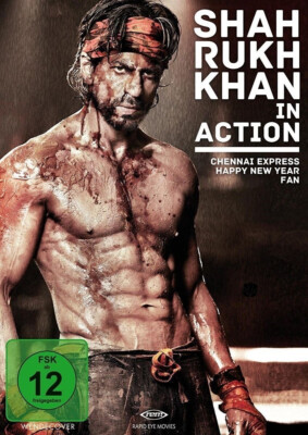 Shah Rukh Khan in Action (Chennai Express, Happy New Year, Fan) 3 DVDs
