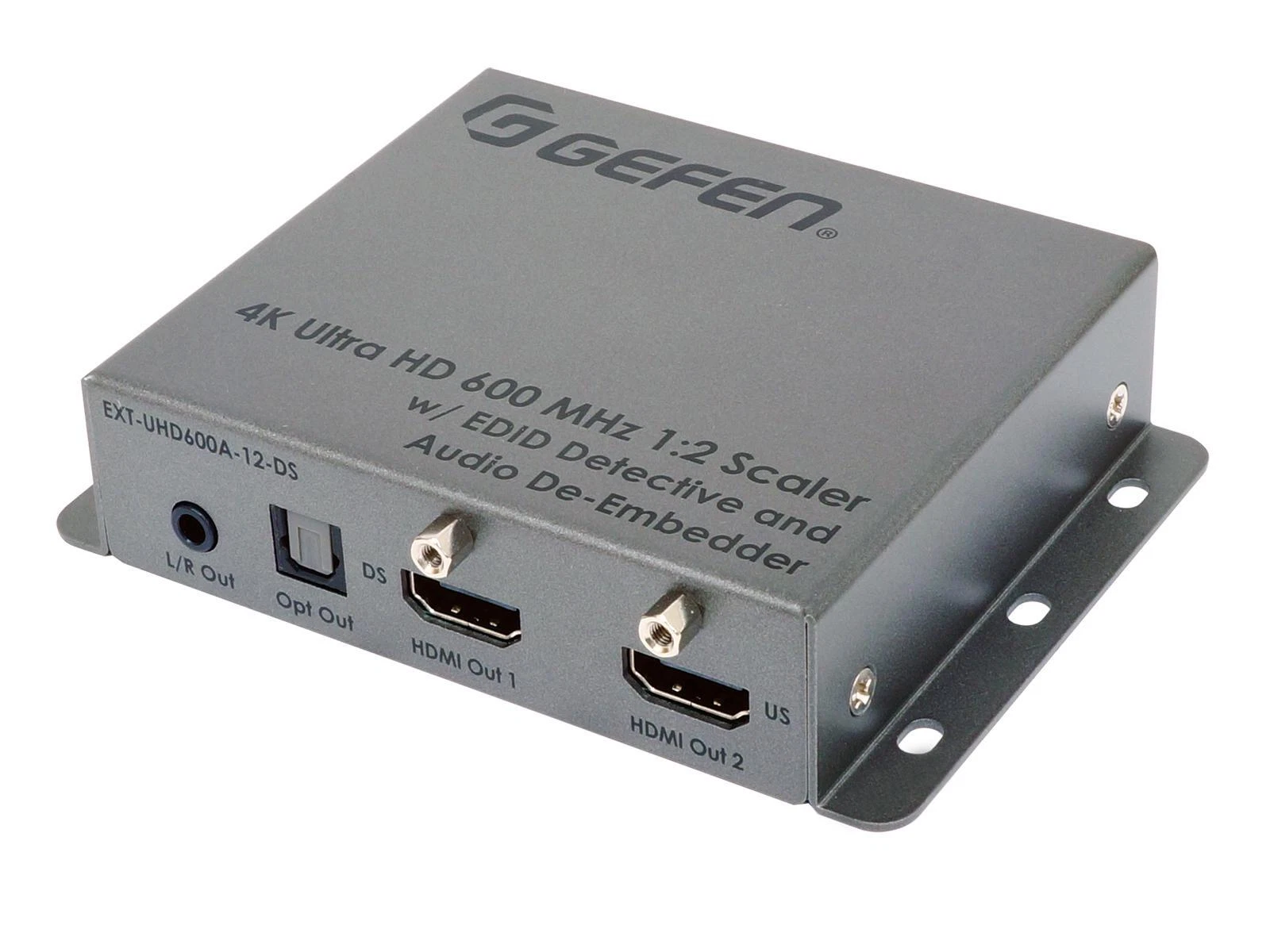 Gefen 4K Ultra HD 600 MHz 1:2 Scaler w/ EDID Detective and Audio De-Embedder