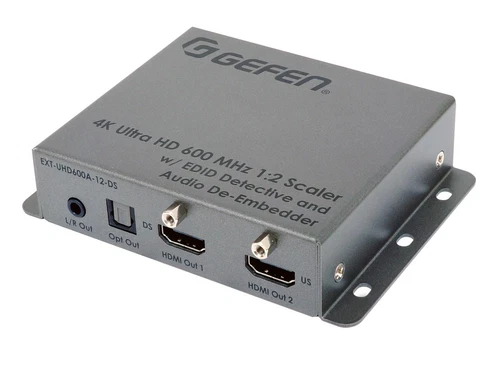 Gefen 4K Ultra HD 600 MHz 1:2 Scaler w/ EDID Detective and Audio De-Embedder - Thumbnail 2