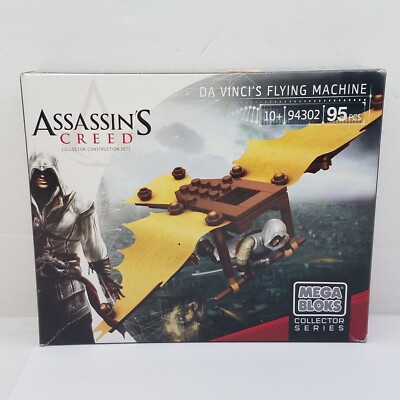 Mega Bloks Collector Series Assassin's Creed Da Vinci's Flying Machine 94302 NIB