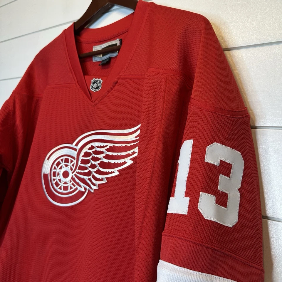 Camiseta deportiva para mujer NHL Reebok Detroit Red Wings DATSYUK #13 HOCKEY XL 7214W oficial Foto 3 de 4