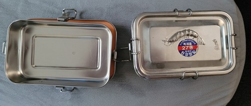 Set Of 2 i Stainless Steel CRAWFISH Container Set - Picture 2 of 10