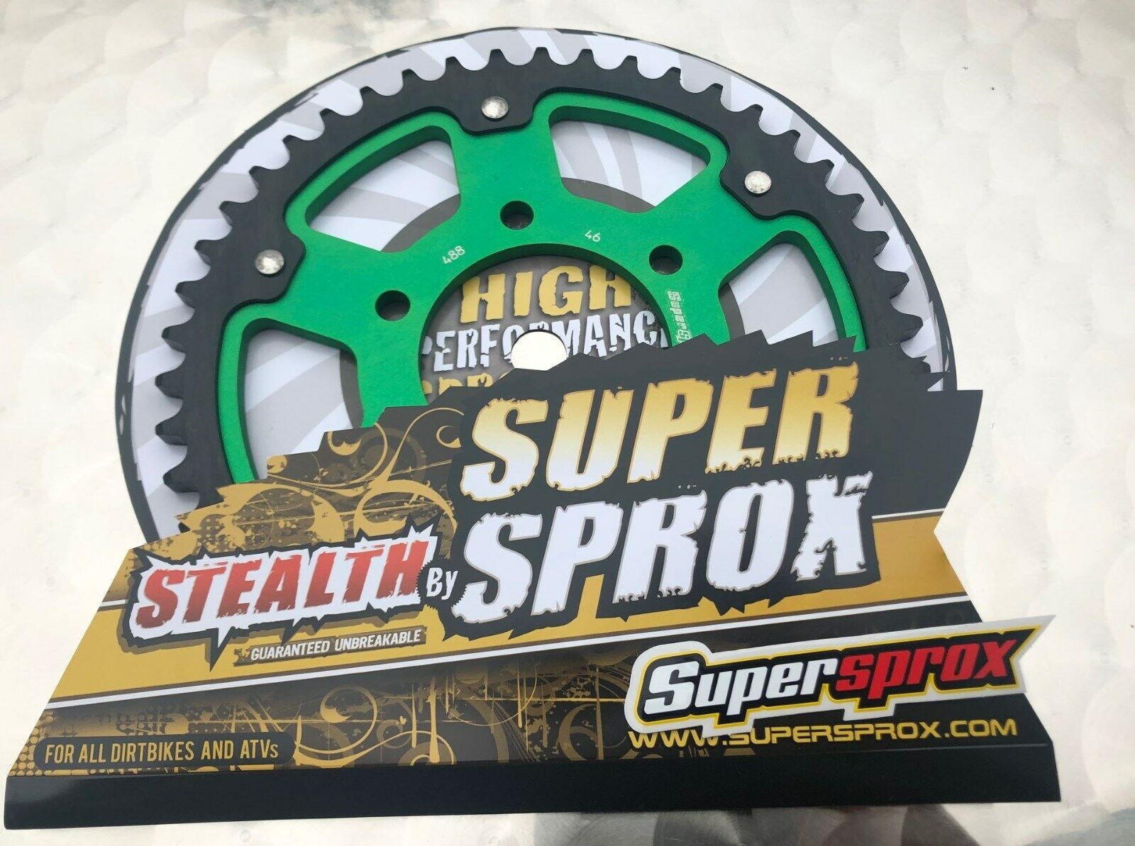 Supersprox Stealth Sprocket for Kawasaki ZX-12R Ninja, 46 Teeth 