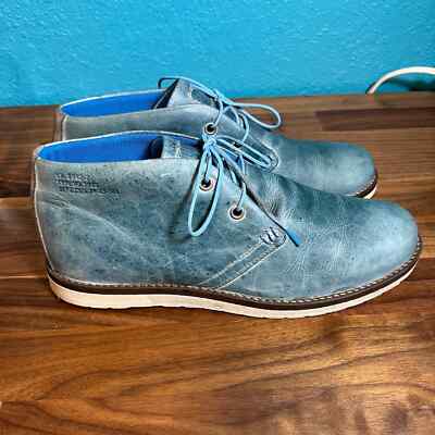 Steve Madden Original Ltd. Edition Blue Leather Boot | Mens 9 ALDAIR Black Chelsea Men main image 3