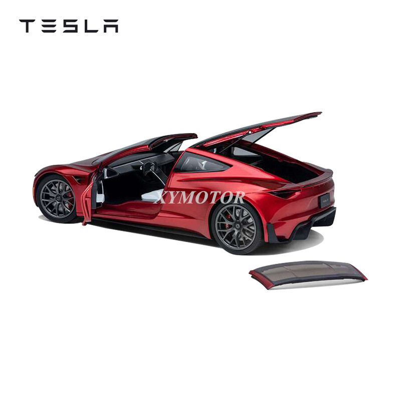 1:18 Tesla Roadster Racing Car Diecast Model Toys Car Boys