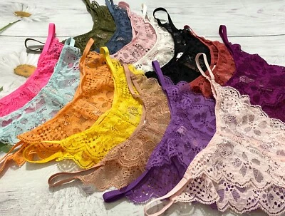Victoria's Secret Dream Anges Haut Brésilien Dentelle Culotte XS, S, M, L, XL - Photo 1/4