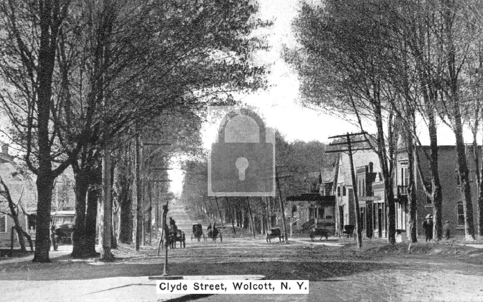 Clyde Street View Wolcott New York NY 8x10 Reprint eBay