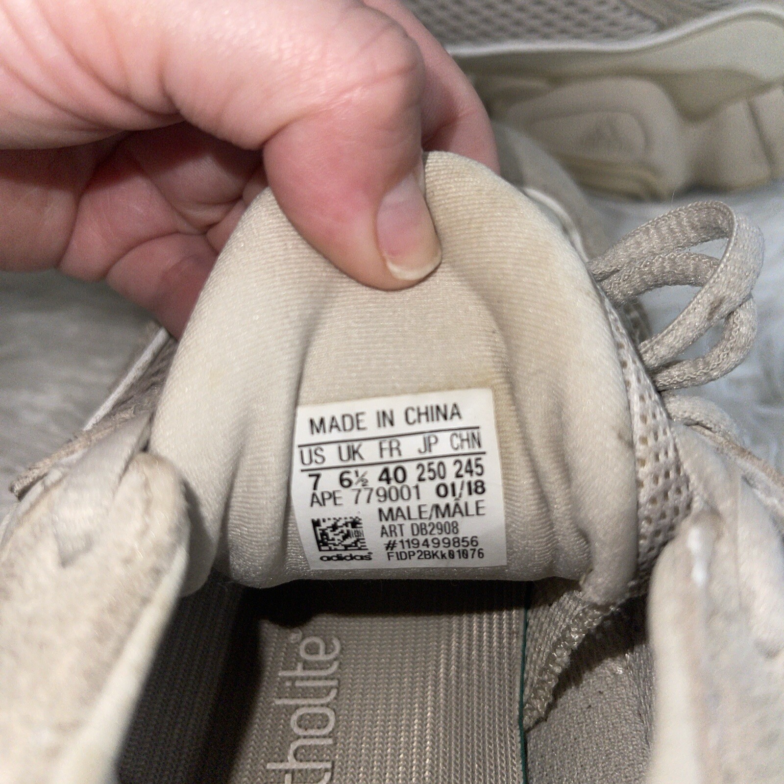 Size 7 Adidas Yeezy Ortholite 500 Blush Kanye West Ye NO BOX thumbnail 12