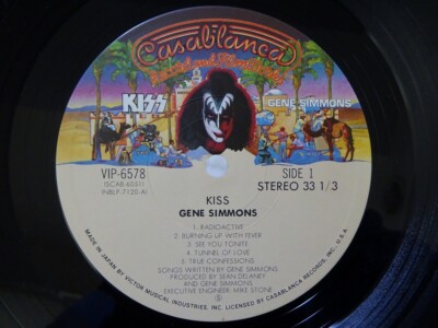 その他 LP Kiss, Gene Simmons Gene Simmons VIPD2 CASABLANCA /00260 Kiss, Gene Simmons Casablanca VIP-6578 Japan VINYL LP | eBay