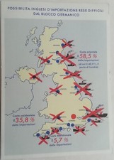 CARTOLINA BLOCCO NAVALE PROPAGANDA ANTINGLESE MILITARE REGNO GUERRA GERMANIA 