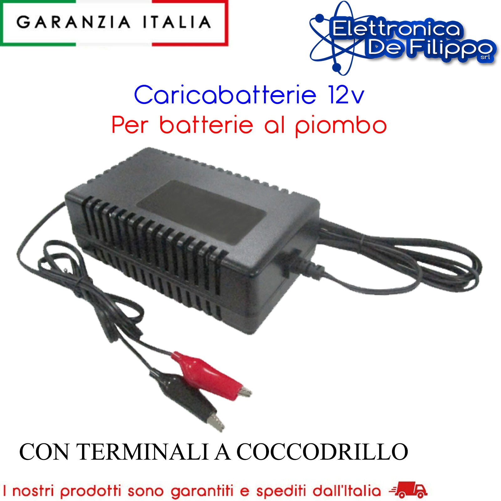 CARICABATTERIE SWITCHING PER BATTERIE AL PIOMBO 12V 3A