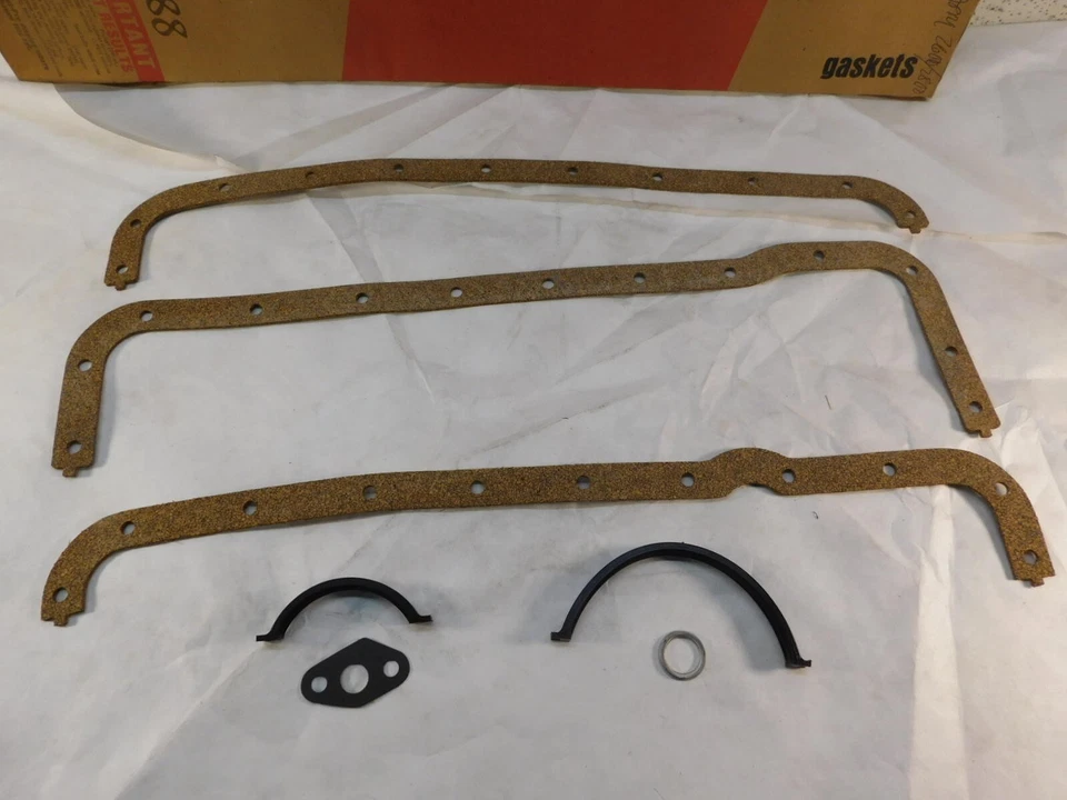 Junta do cárter da panela de óleo para FORD MERCURY Pinto Capri V6 1974-1986 Felpro & Elring - Imagem 3 de 4