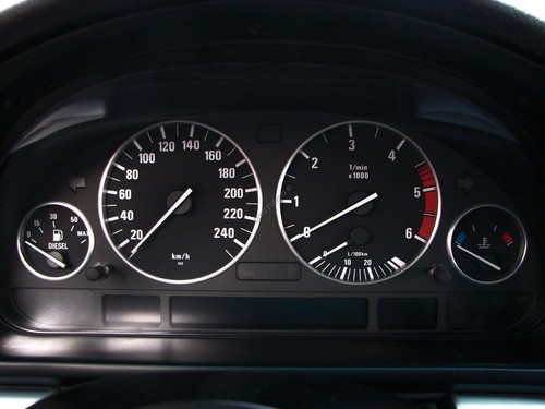 Fits Bmw 5 E39 95-04 Brushed Aluminum Rings for the Instrument Cluster 4pcs - Picture 10 of 10