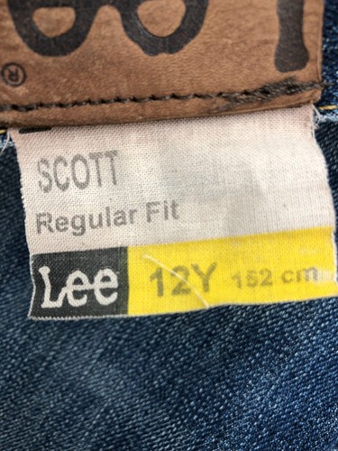 Lee Kids Boys Scott Regular Straight Fit Jeans Size 12 (J.) 152 Cm W24 - Picture 8 of 11