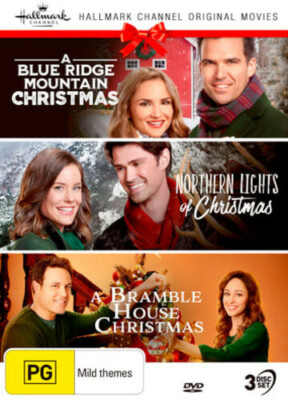 HALLMARK Christmas Collection 19 Blue Ridge / Northern Lights / Bramble DVD NEW