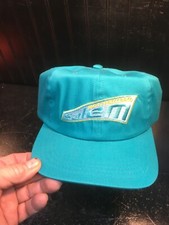 Vtg Salem Cigarettes Most Preferred Embroidered Trucker Base Ball Cap Teal Blue