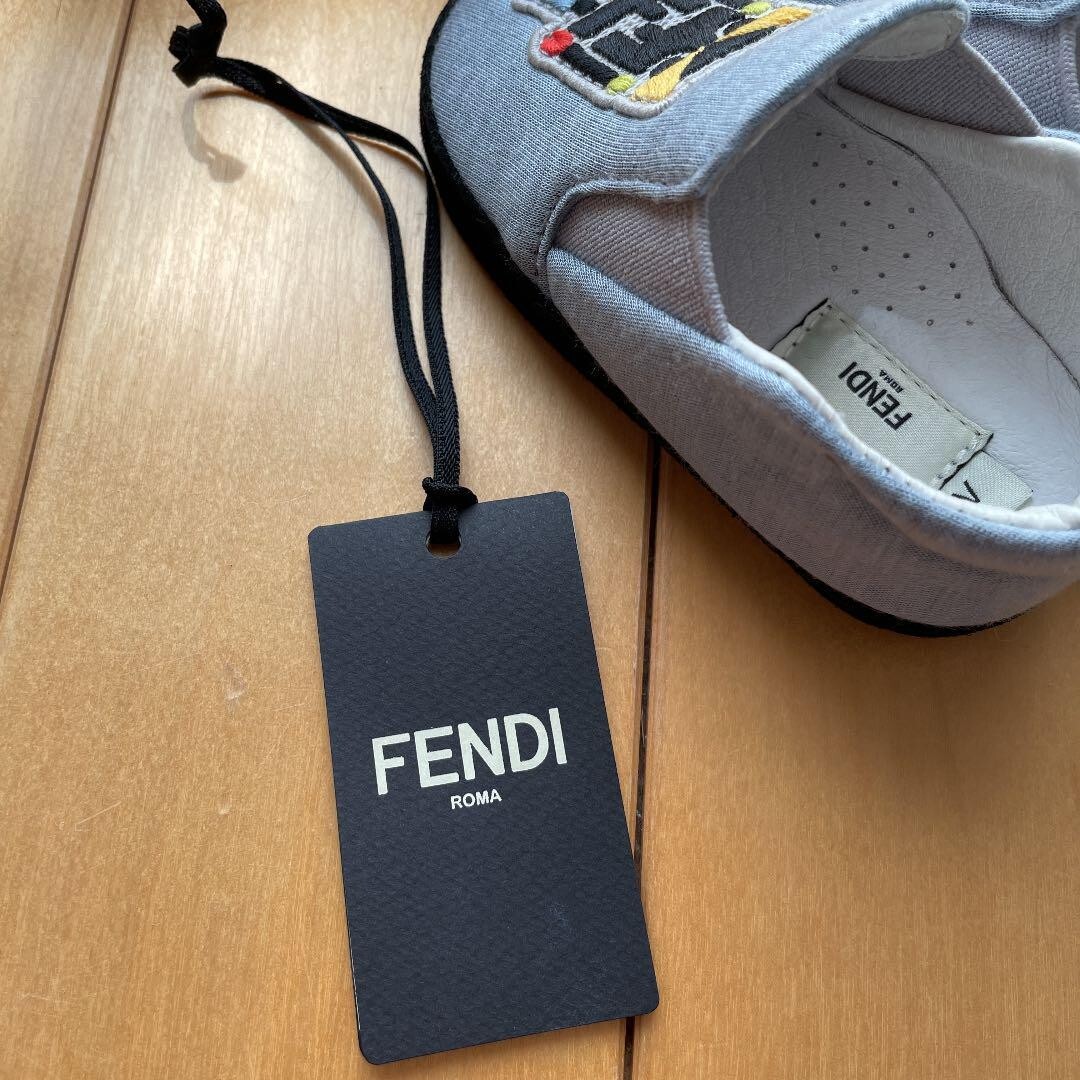 Fendi Monster Robot Baby Shoes Size 5/12.5cm W/Box Unused J7