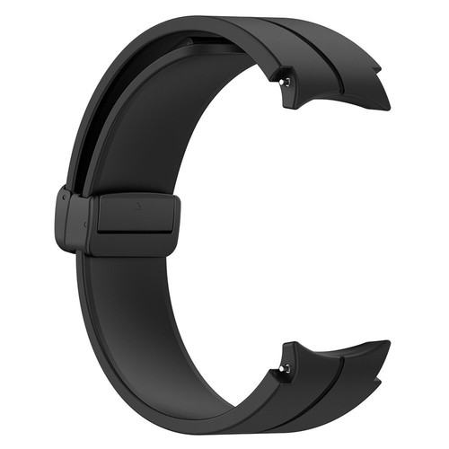 Silicone Strap Magnetic Folding Buckle for Samsung Galaxy Watch Ultra 7(Black) D - Picture 2 of 12