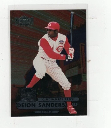 1998 Deion Sanders Metal Universe #99 Free Shipping (D-1187)