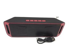 Music Wireless Bluetooth Speaker-Mega Bass-Stereo-Phone-TF Card-USB Aux- Black