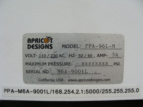 Pipeta Personal Apricot Designs Manipulador de Líquidos Automatizado 96W PPA-96L-M - Imagen 11 de 11