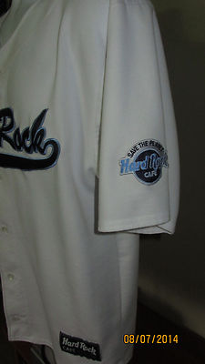 Chemise De Baseball Hard Rock Cafe Dallas - Taille L, Manches Courtes, Message 'Save The Planet' - Occasion