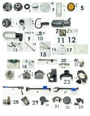 Vintage 1951 SINGER Model 201 Sewing Machine Parts