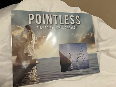 Lewis Capaldi signed pointless CD Authentic Signature 14x11 Ready For Framing.
