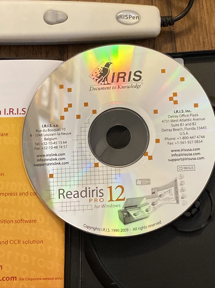 Readiris Pro12 for Windows Scan to PDF Excel Word With Iris Pen USB Model - Image 2 of 4