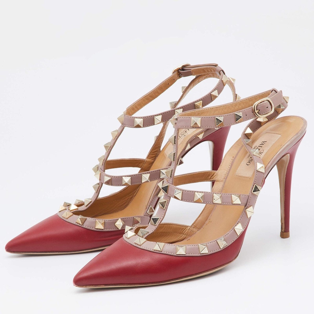 シューズ・サンダルその他 VALENTINO GARAVANI Woman Heeled sandals Red 6W2S0LD0DDT WQ1 Royal 90 leather slingback sandals in red - Valentino
